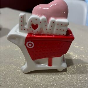 Valentines Day Target Bullseye Dog Love Ceramic